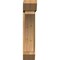 Ekena Millwork Thorton Slat Rough Sawn Bracket w/ Offset Brace, Western Red Cedar, 8"W x 26"D x 38"H BKT0806X26X38THR06RWR - alternate 4